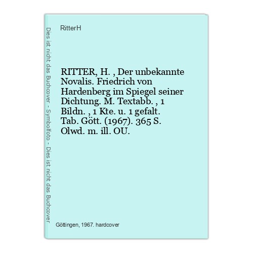 Ritter der unbekannte - ritter,h.,,