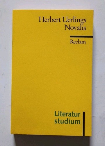 Herbert uerlings novalis - uerlings,