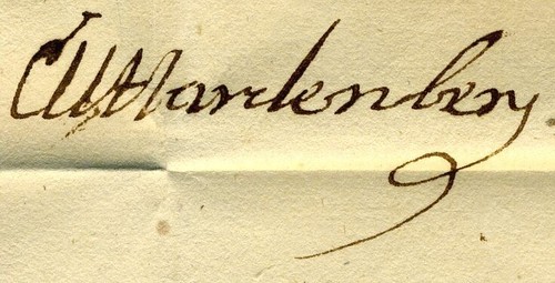 Autograph friedrich karl von - friedrich,