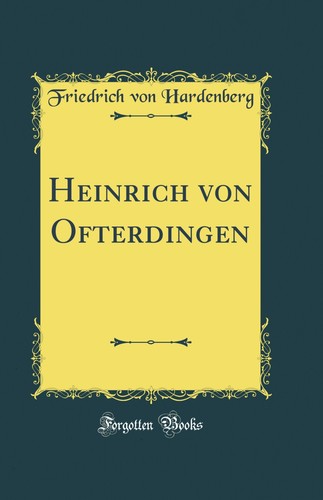 Heinrich von ofterdingen - heinrich,