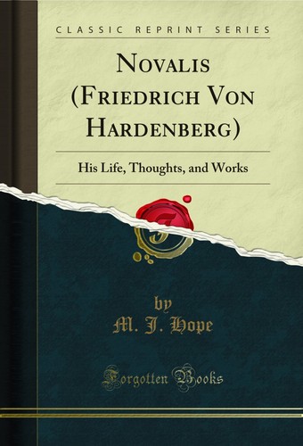 Novalis friedrich von - novalis,