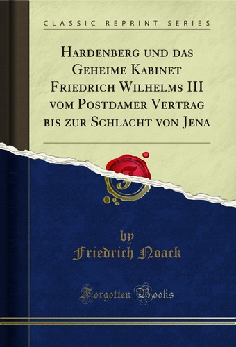 Hardenberg und das - , geheime