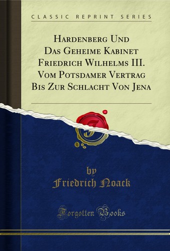 Hardenberg und das - das, geheime